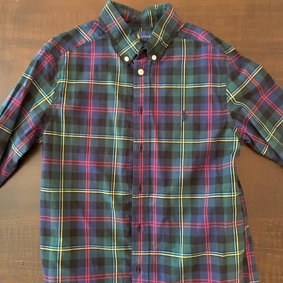 Ralph Lauren Polo sweater and button shirt - Picture 2 of 3